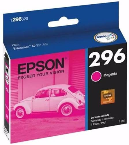 Cartucho Epson T296320-Al Magenta Inyección De Tinta Caja