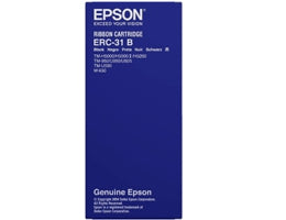 Cinta Epson Negra Para Miniprinters Erc-31B, M930/Tm-930Ii/Tm-U950/Tm-U925/Tm-H5000/Tm-590