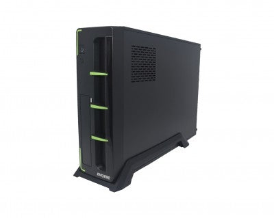 Gabinete Evotec Aruba Slim Verde Fuente 600W