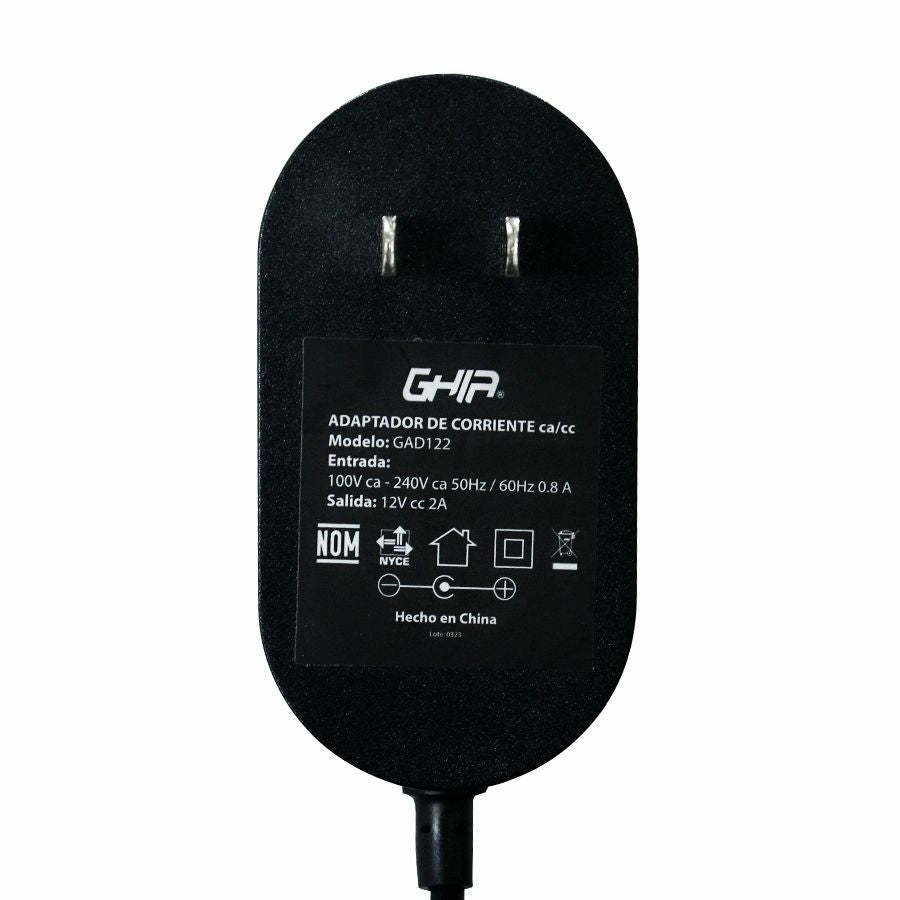 Cargador Para Laptop Computadora Portatil / 12 Vcc A 2 A / Adaptador De Corriente Ca/Cc