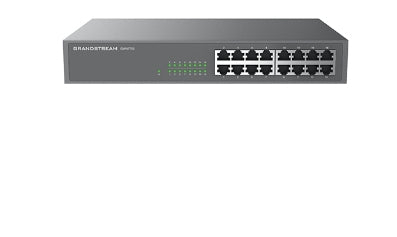 Switch Grandstream Gwn7702P No Administrable De 16 Puertos Gigabit Con 8 Poe Hasta 138W Salida Compatible Cloud Carcasa Metalica