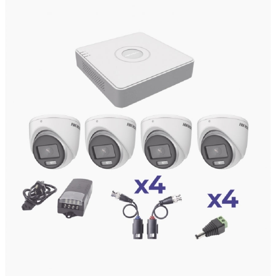 Kit De Videovigilancia Hikvision Kh1080Pl4Ec Exterior 1920 X Pixeles