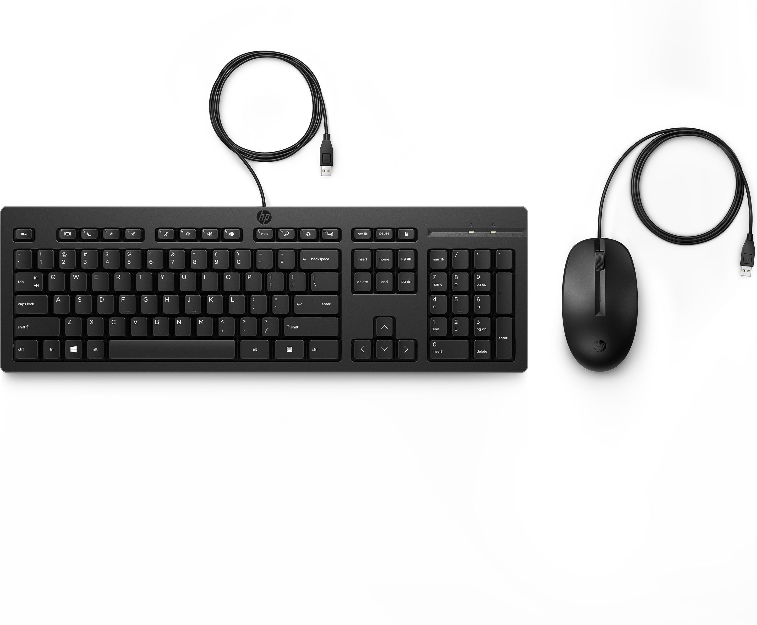 Kit De Teclado Y Mouse Hp 286J4Aa 225 Alambrico Compatible Con Equipos Puerto Usb-A Disponible