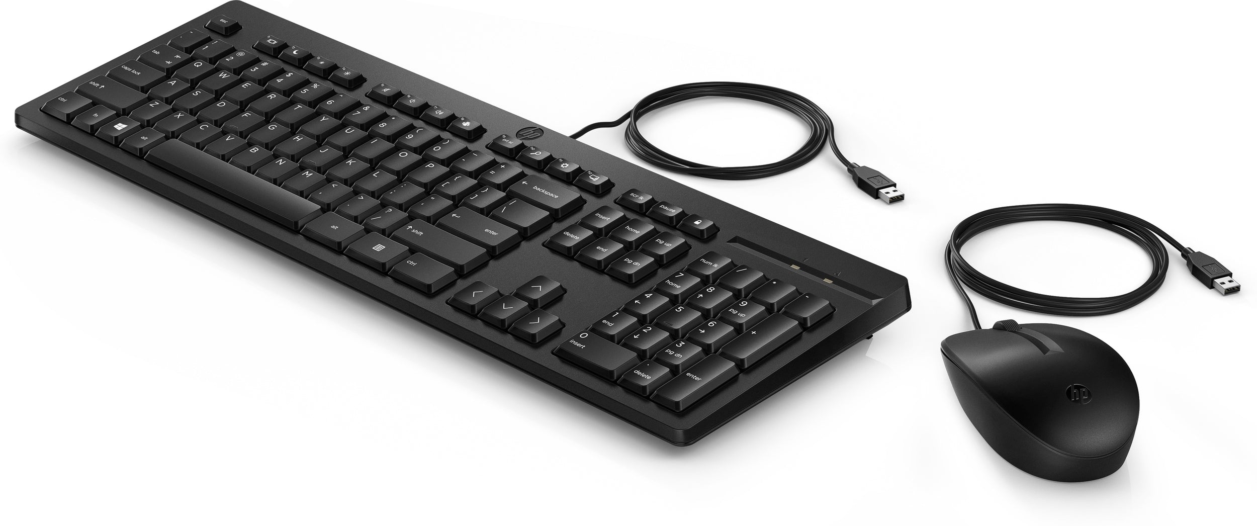 Kit De Teclado Y Mouse Hp 286J4Aa 225 Alambrico Compatible Con Equipos Puerto Usb-A Disponible