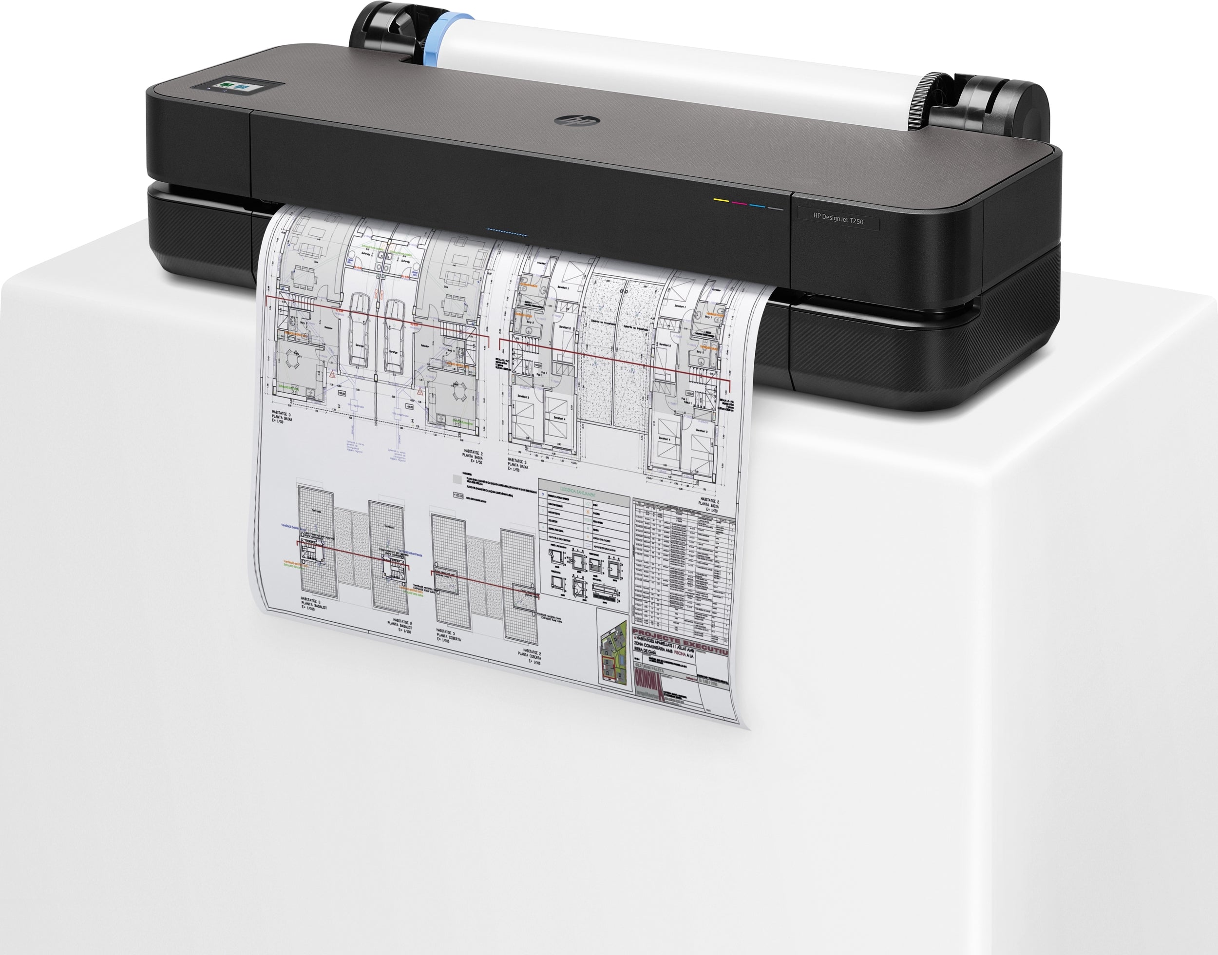 Plotter Hp Designjet T250 24In 2400 X 1200 Dpi 512 Mb Inyección Tinta Térmica