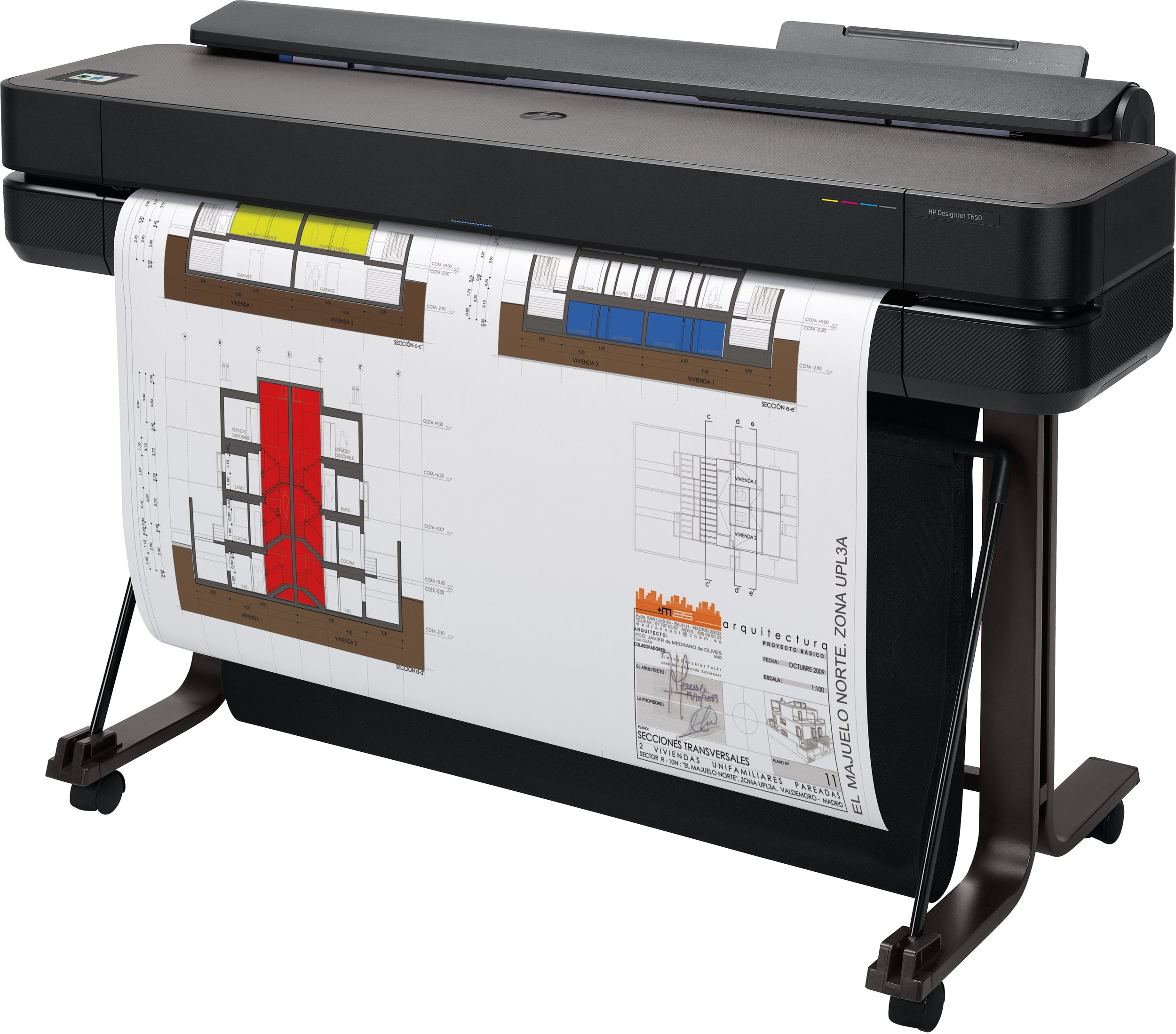 Plotter Hp Designjet T650 36In 2400 X 1200 Dpi 1024 Mb Inyección Tinta Térmica