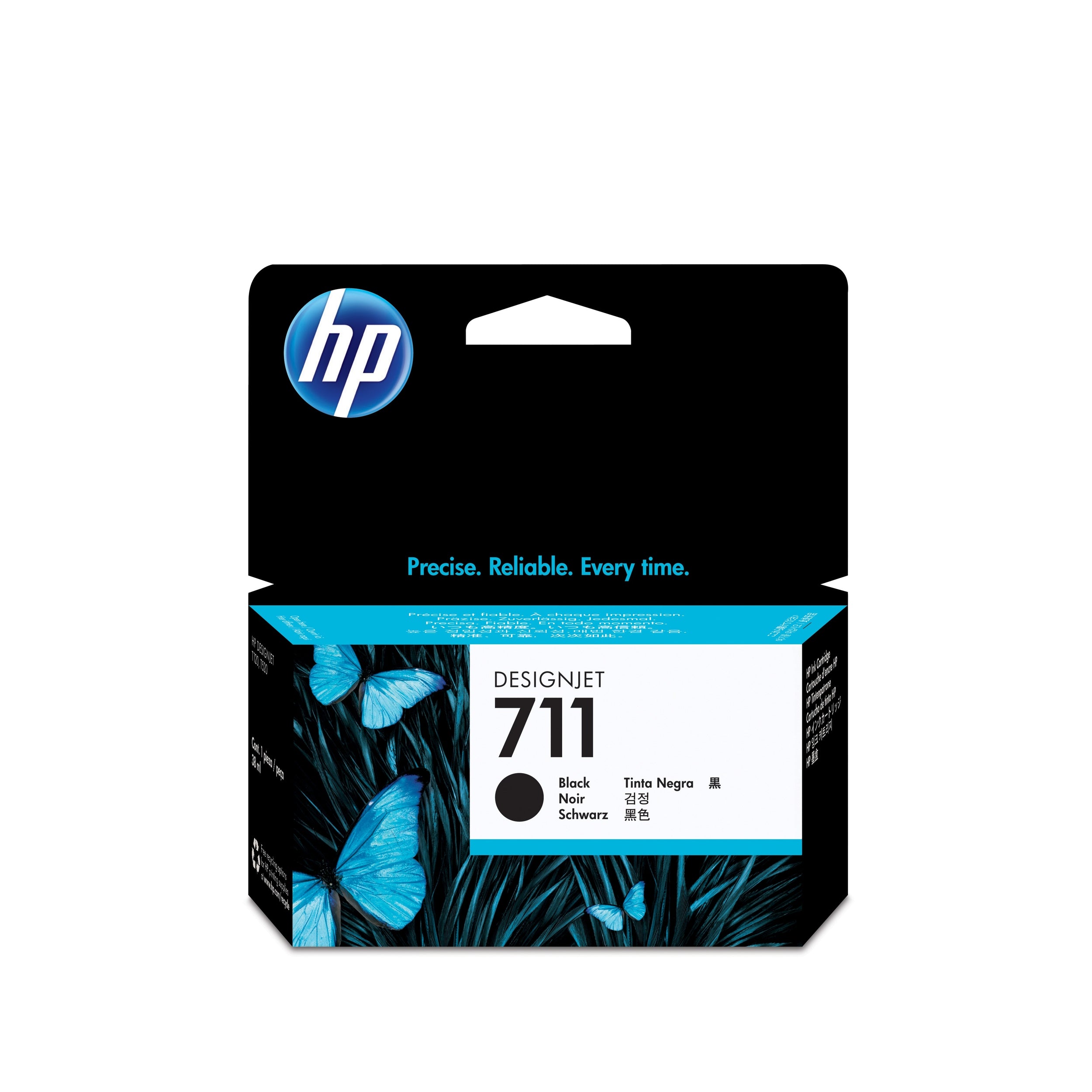 Tinta Hp 711 Cz129A Negro 38Ml