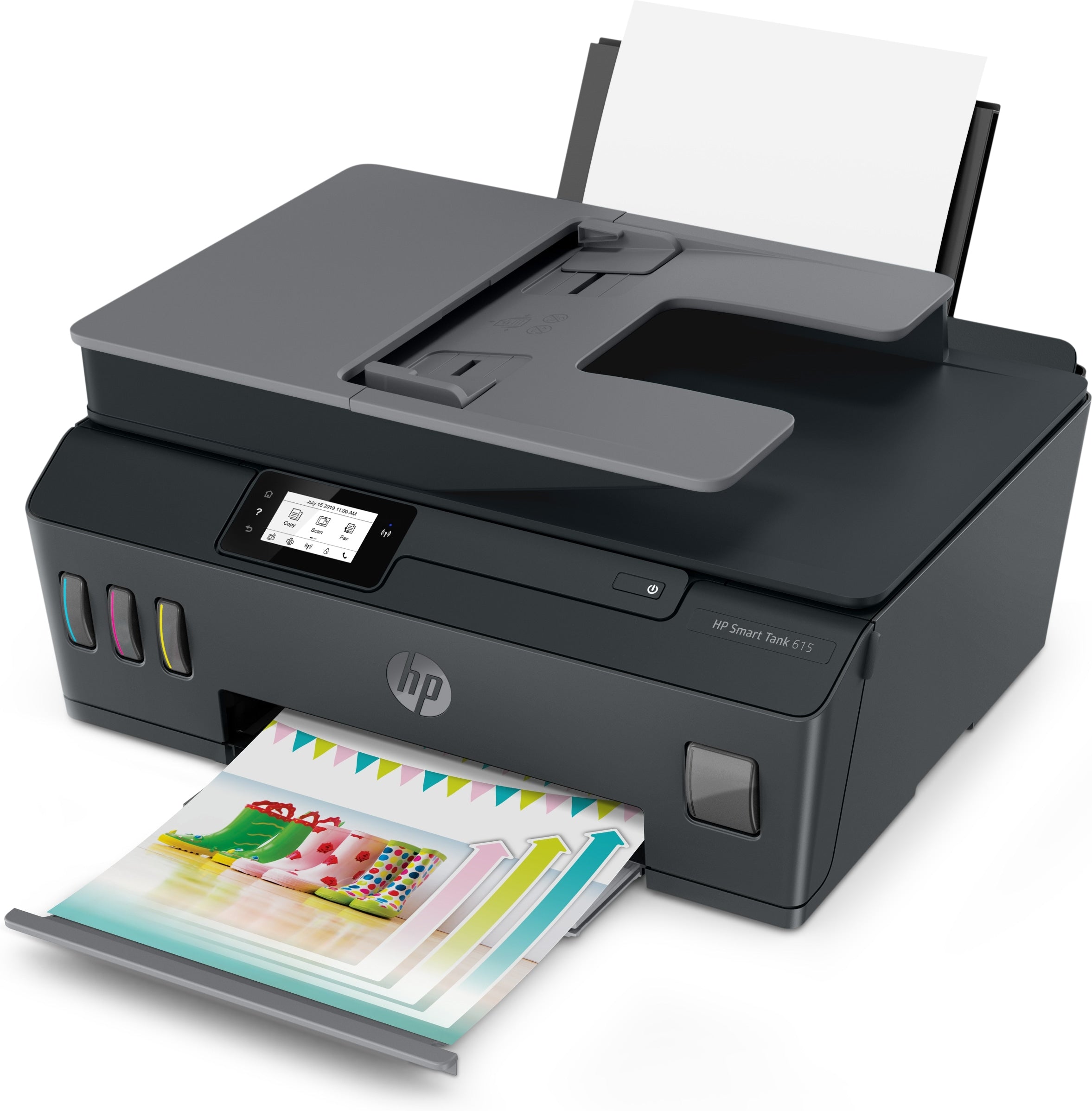 Impresora Multifunción Hp Smart Tank 615 Inalámbrica Y0F71A - Inyección De Tinta 1000 Páginas Por Mes Ppm 1200 X Dpi 256 Mb