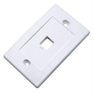 Tapa - Faceplate Intellinet 163286 (Faceplate) Perforacion Color Blanco