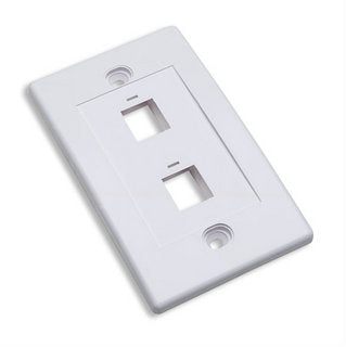 Tapa - Faceplate Intellinet 163293 (Faceplate) Perforacion Color Blanco