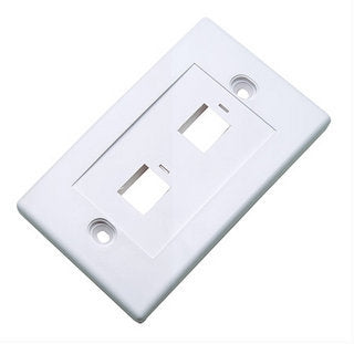 Tapa - Faceplate Intellinet 163293 (Faceplate) Perforacion Color Blanco