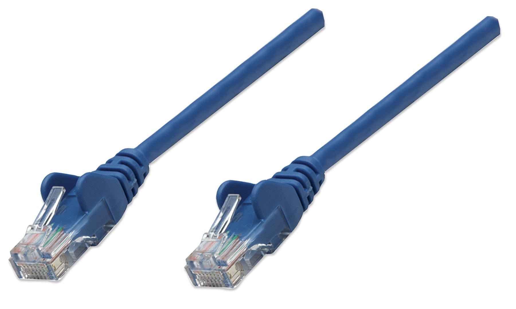 Cable De Red Cat5E Intellinet 318129 Patch 0.5M Utp Azul