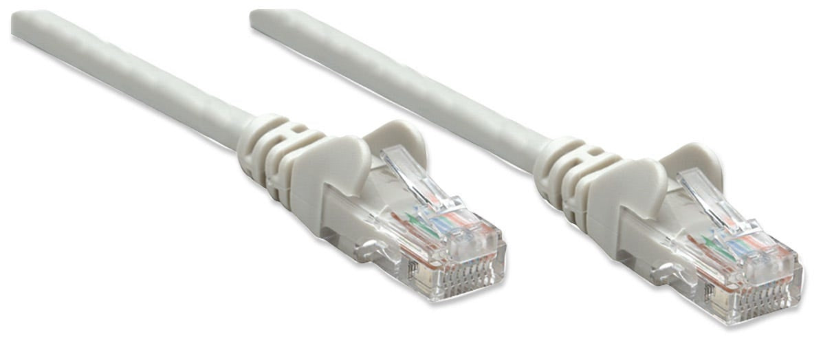 Cable De Red Cat5E Intellinet 318921 M Rj-45 Macho/Macho Gris