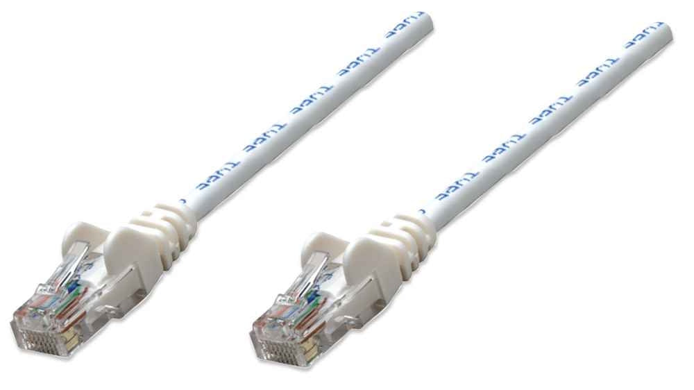 Cable De Red Patch Cat6 Intellinet Rj45 7.6 Metros 25 Ft  Color Blanco