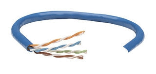 Bobina Intellinet 362344 Cable Utp De Red Cat5E Cca Rollo 305M Solida Azul Con Refuerzo Para Evitar La Deformación