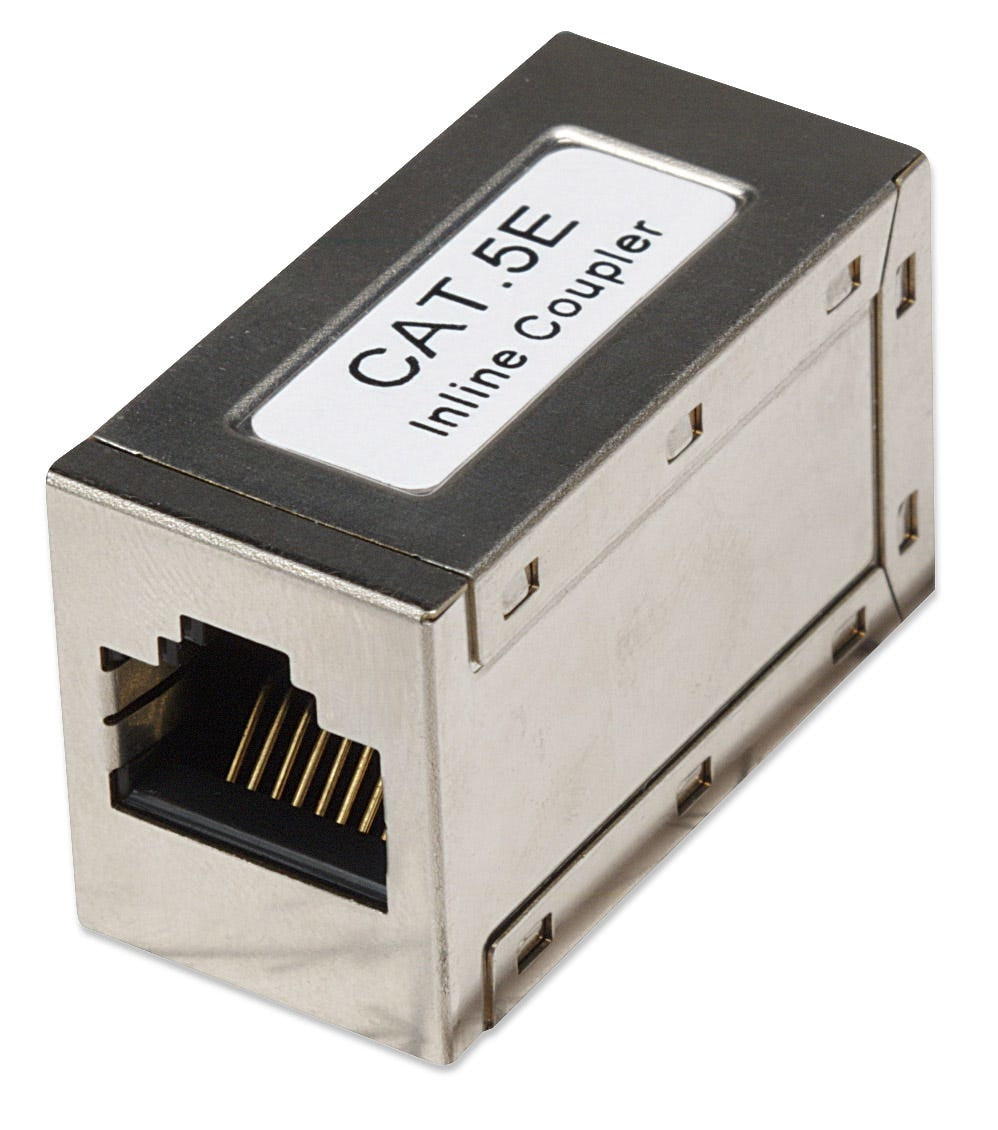 Cople Utp Rj45 Cat5E Modular Metalico Hembra-Hembra Intellinet 504768