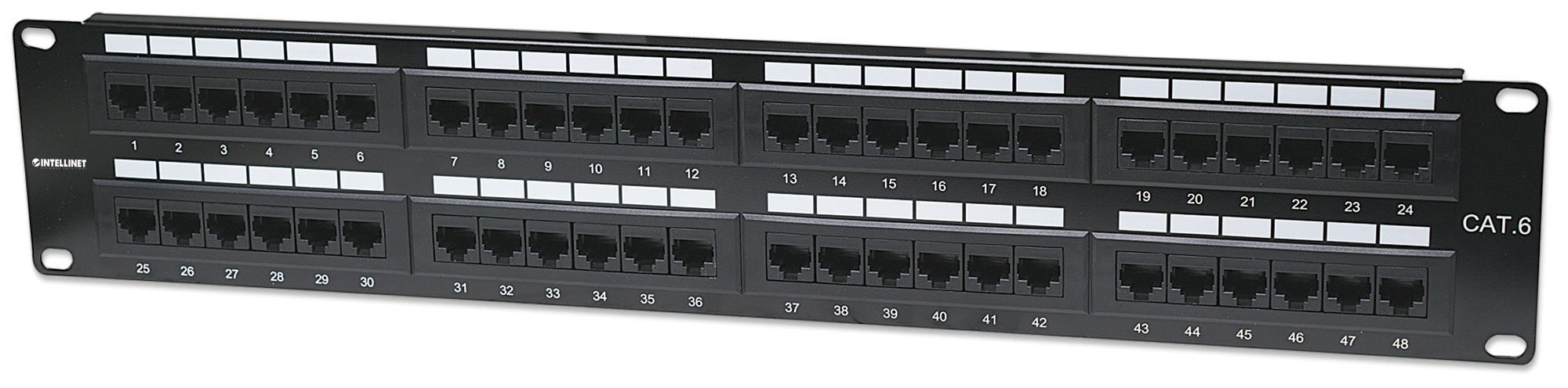 Panel De Parcheo Intellinet 560283 Cat 48 Ptos Niveles.