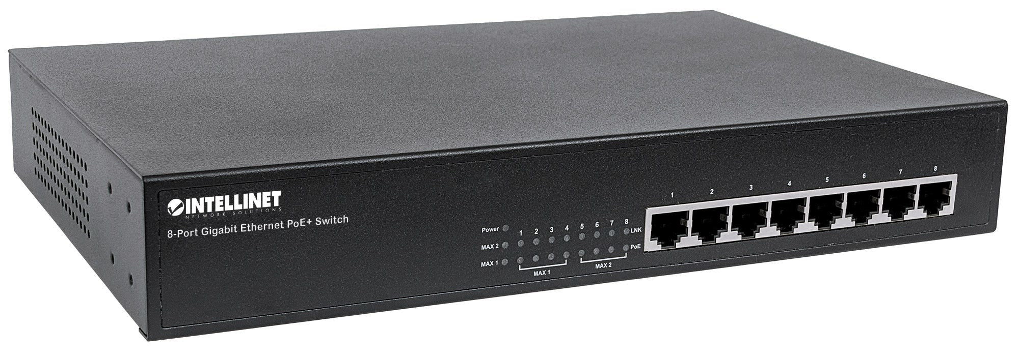 Poe Switch Intellinet Gb 8 Ptos 30W/Pto, 140W Escritorio/Rack 560641