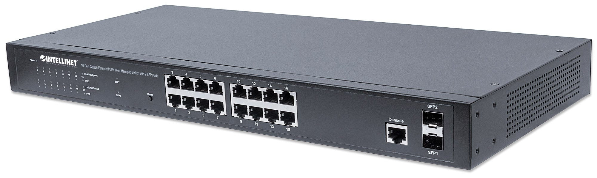 Poe Switch Intellinet Gb 16 Ptos 19" 30W/Pto 220W Admin + 2 Sfp 561341