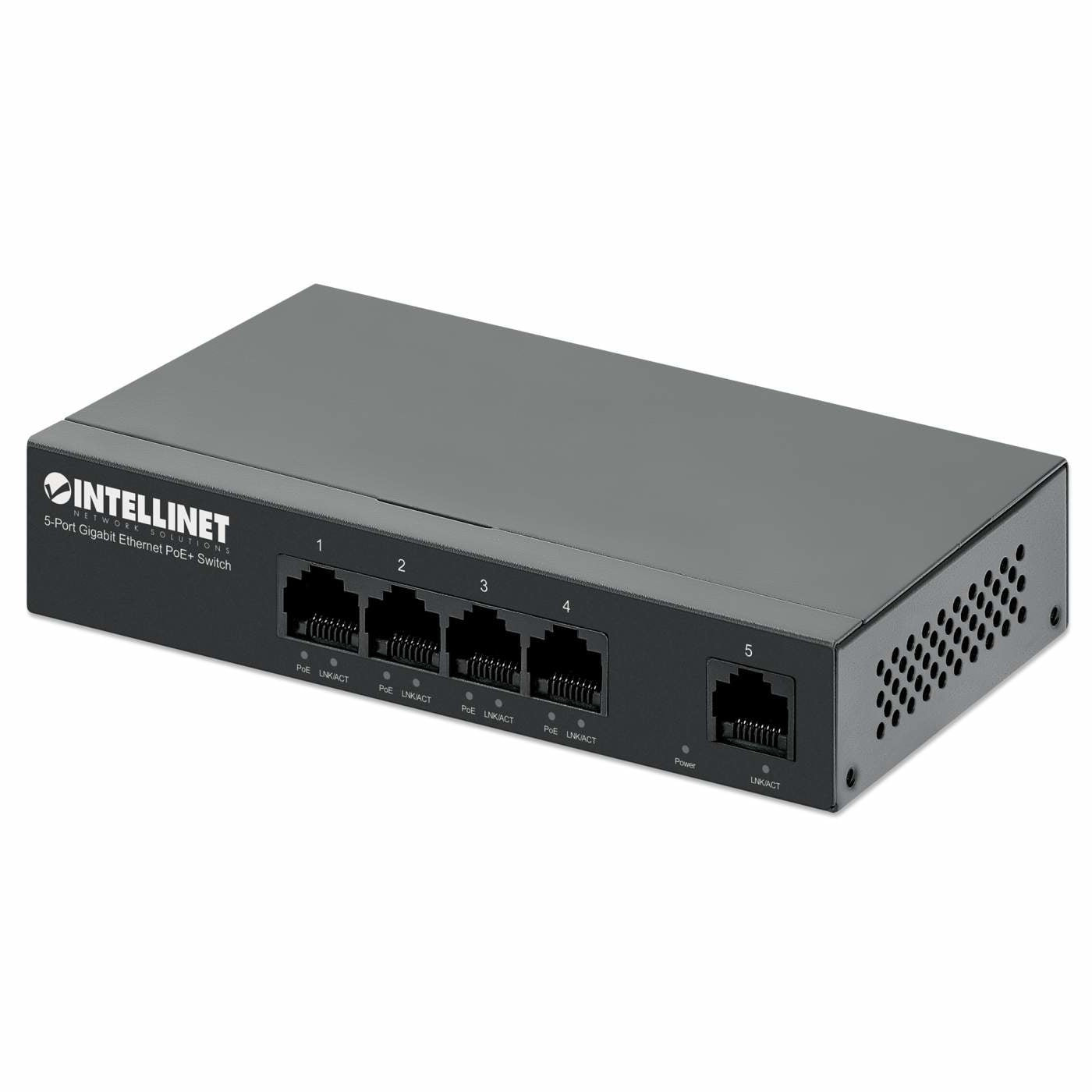 Switch Poe Intellinet Gb 5 Ptos(4Poe) 40W, 30W X Pto (561792)