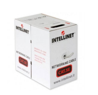 Bobina Intellinet 704823 Cat 5E Cca Utp 305M Multifilar Gris