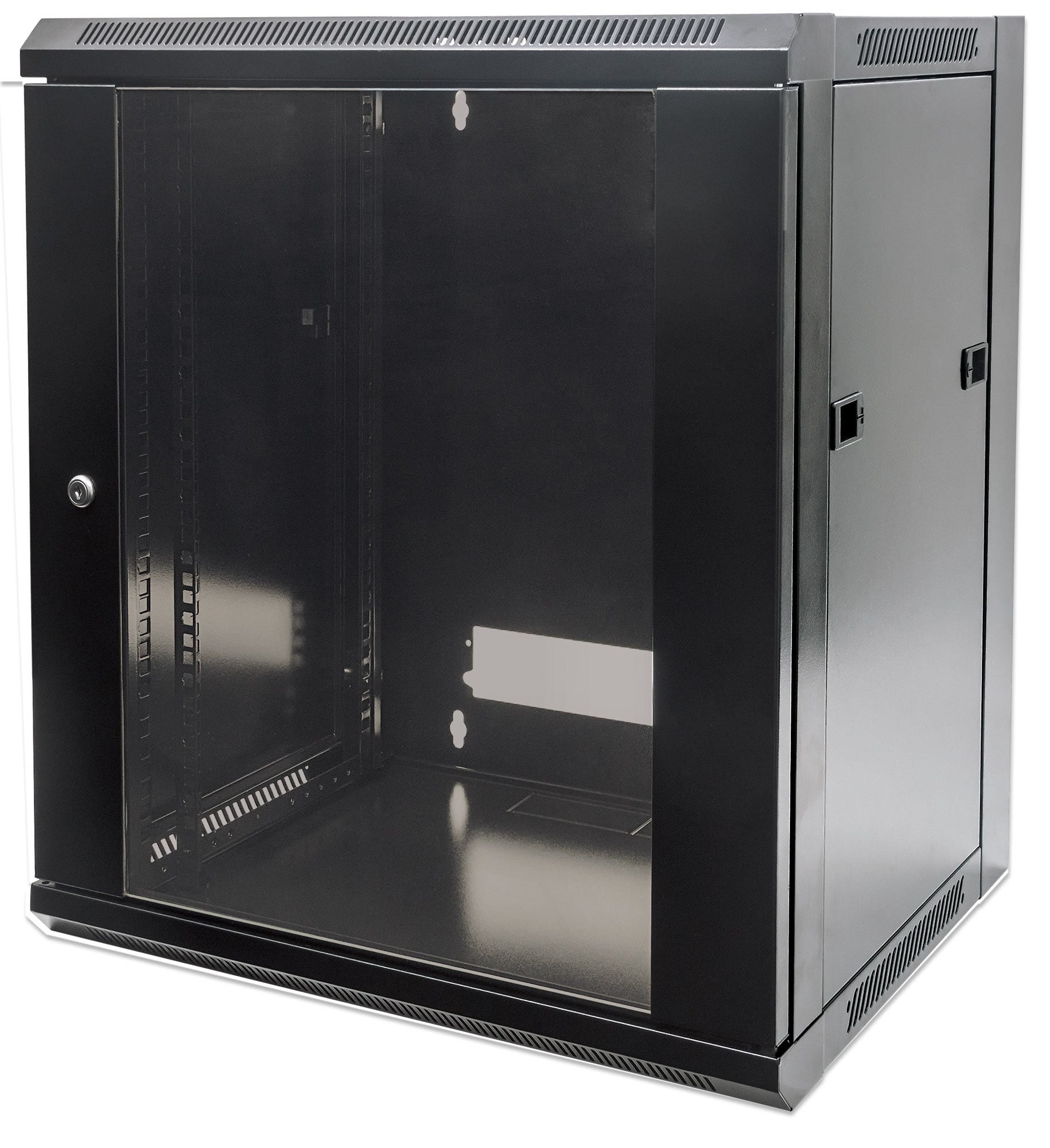 Gabinete Mural 19° Intellinet 6U (711715) Negro Bastidor De Pared 60 Kg