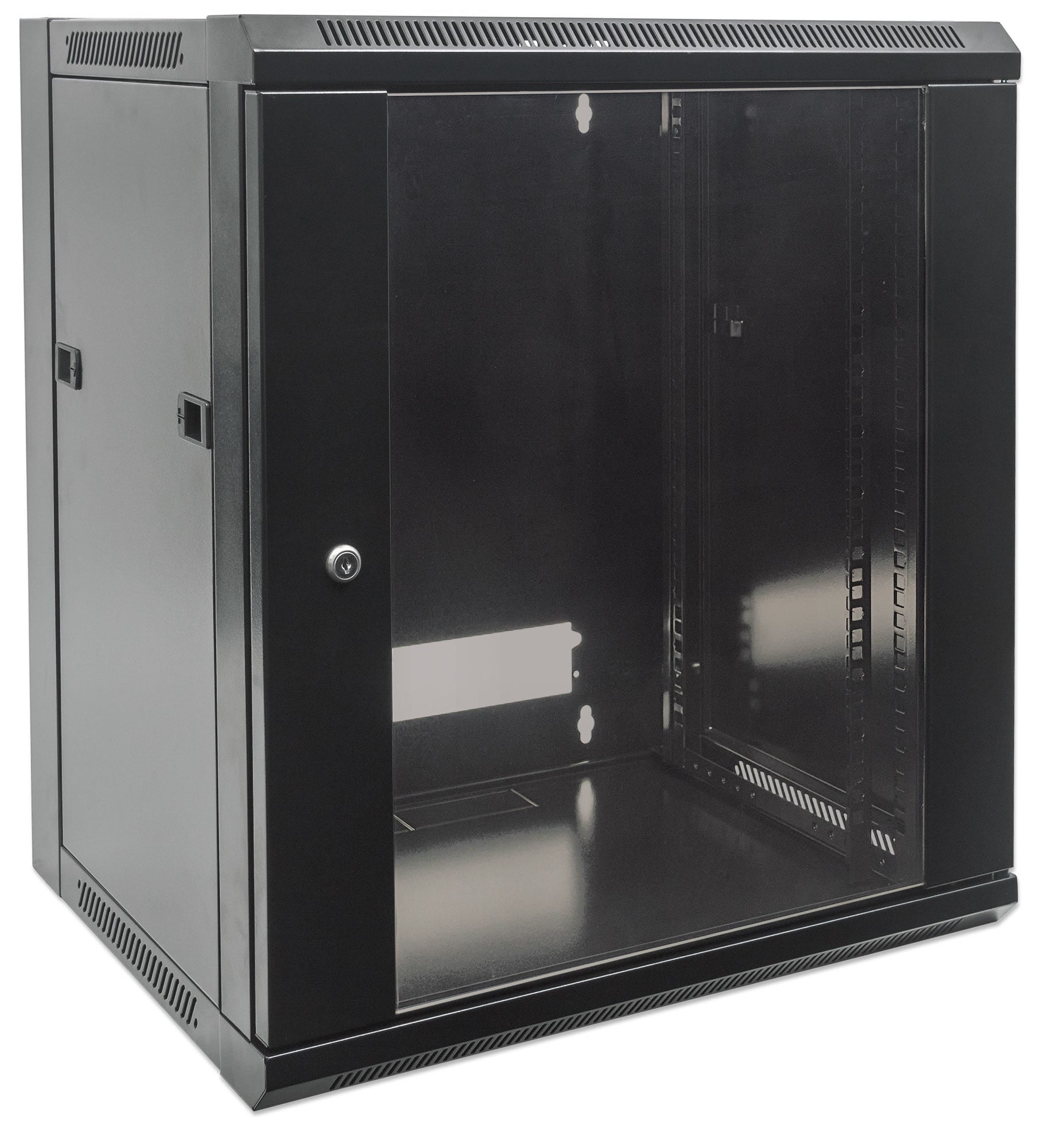 Gabinete Mural 19° Intellinet 6U (711715) Negro Bastidor De Pared 60 Kg