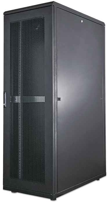 Gabinete De Piso Intellinet 713276 19 Pulgadas Rack Cerrado 42U Puerta Acero 800*1000 Flatpack