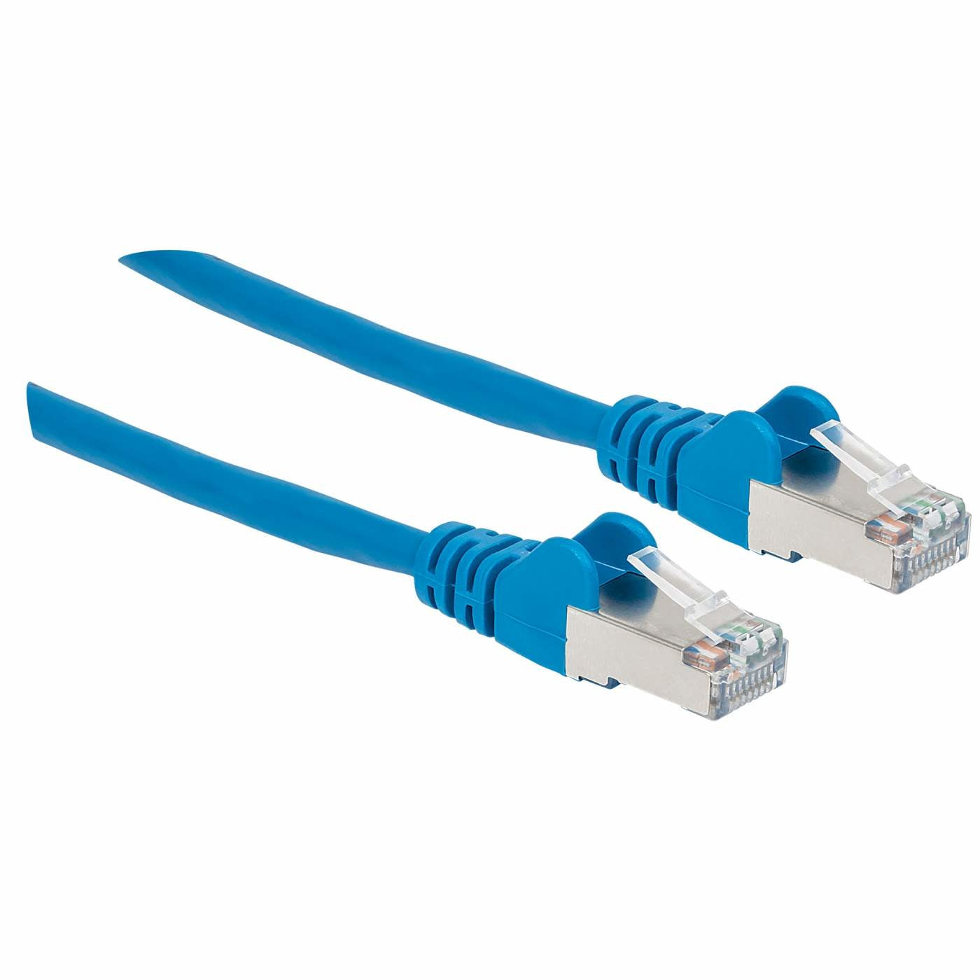 Cable De Red Cat6A S/Ftp Intellinet 741538 90 Cm Rj-45 Macho/Macho Azul