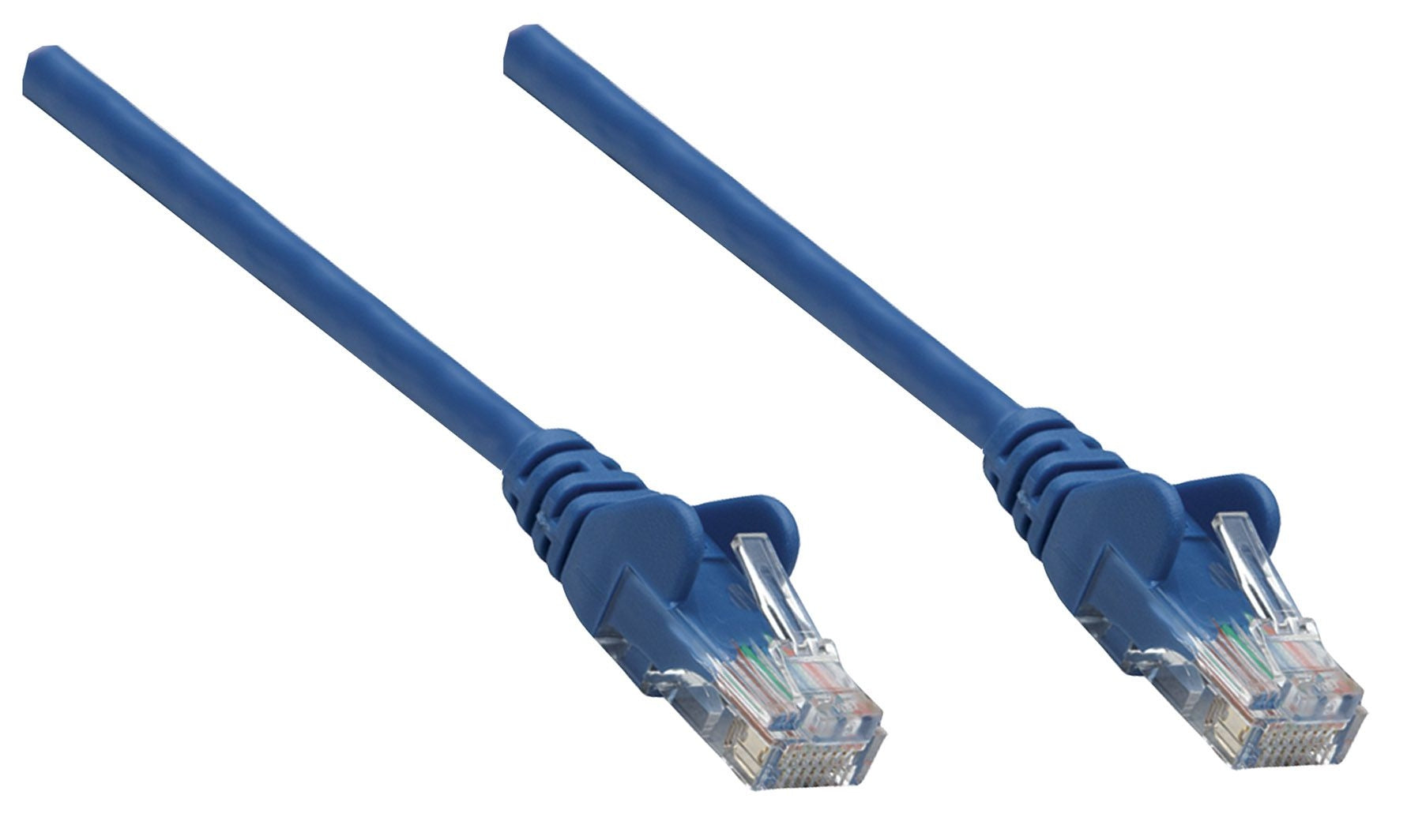 Cable De Red Cat6A S/Ftp Intellinet 741491 3.0 M Azulcon Blindaje Trenzado Aluminio Y Lámina Mylar Alrededor Cada Par.