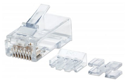 Plug Intellinet Rj45 Cat6A Multifilar Utp 80 Piezas 15Micras 790673