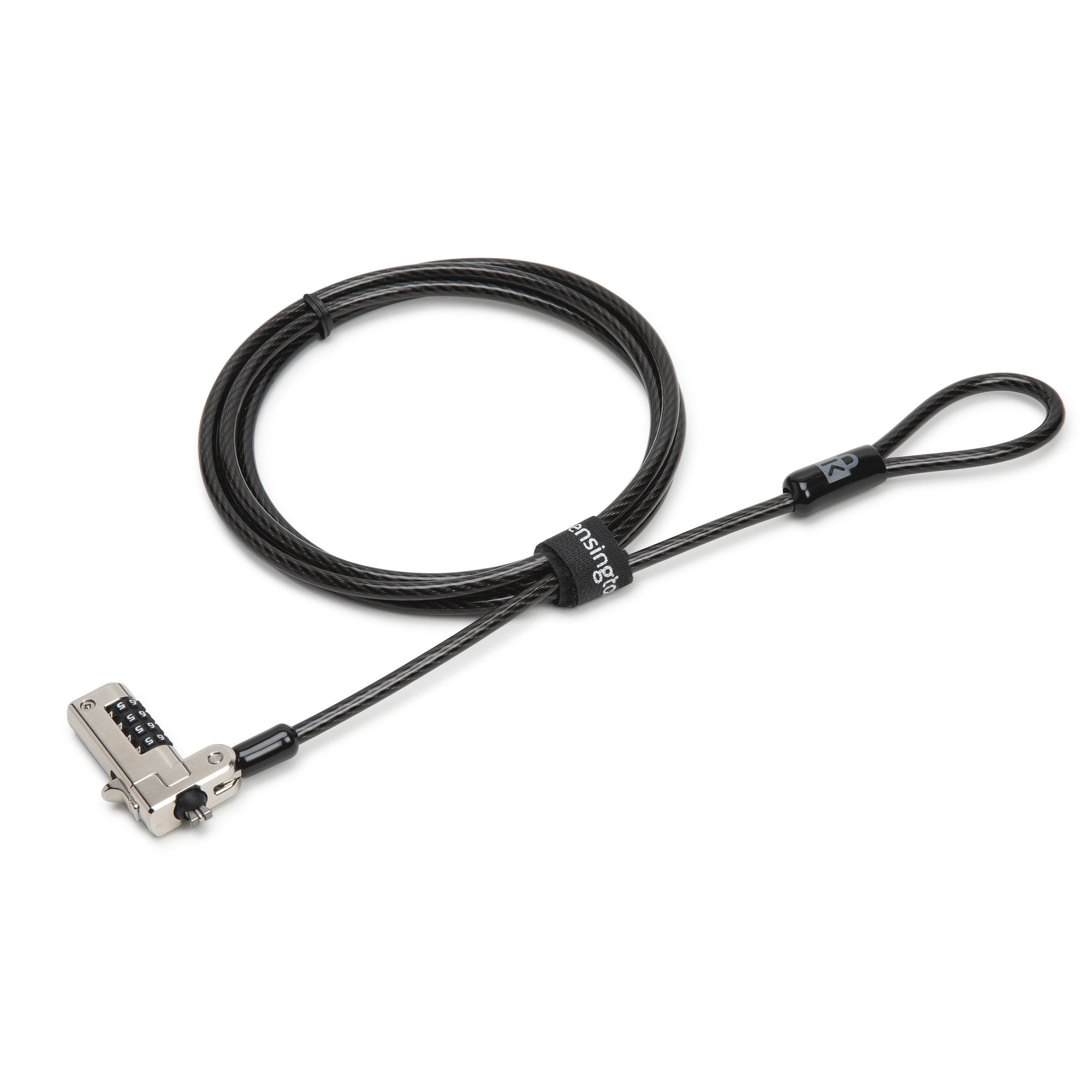 Candado De Combinación Kensington K68008Ww Para Laptops N17 1.8 Metros Negro Con Plata