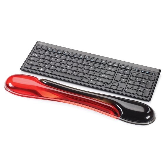 Alfombrilla Para Teclado Y Reposamuñecas Kensington P5114 Negro Rojo