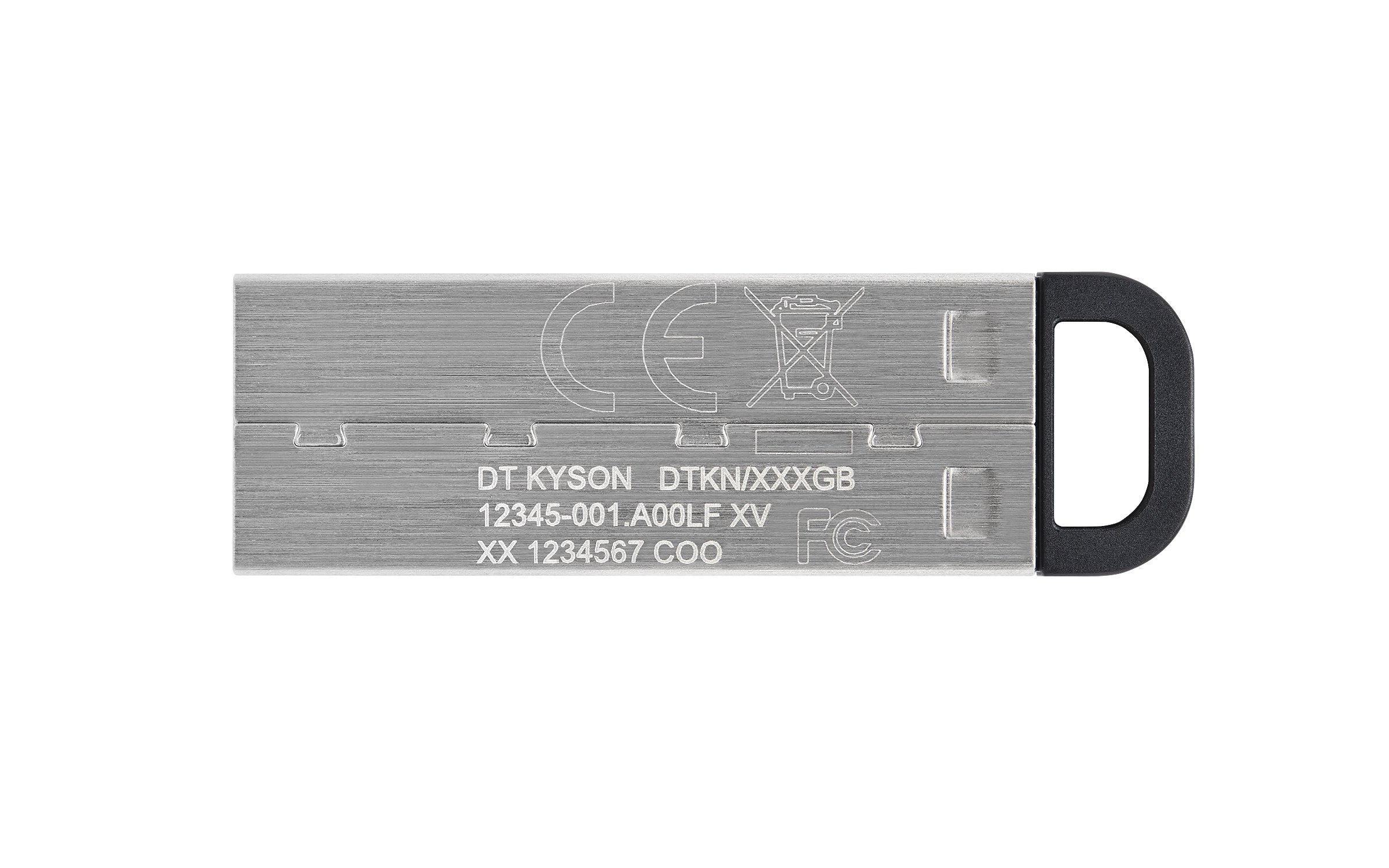 Memoria Kingston 256Gb Usb 3.2 Alta Velocidad / Datatraveler Kyson Metalica (Dtkn/256Gb)