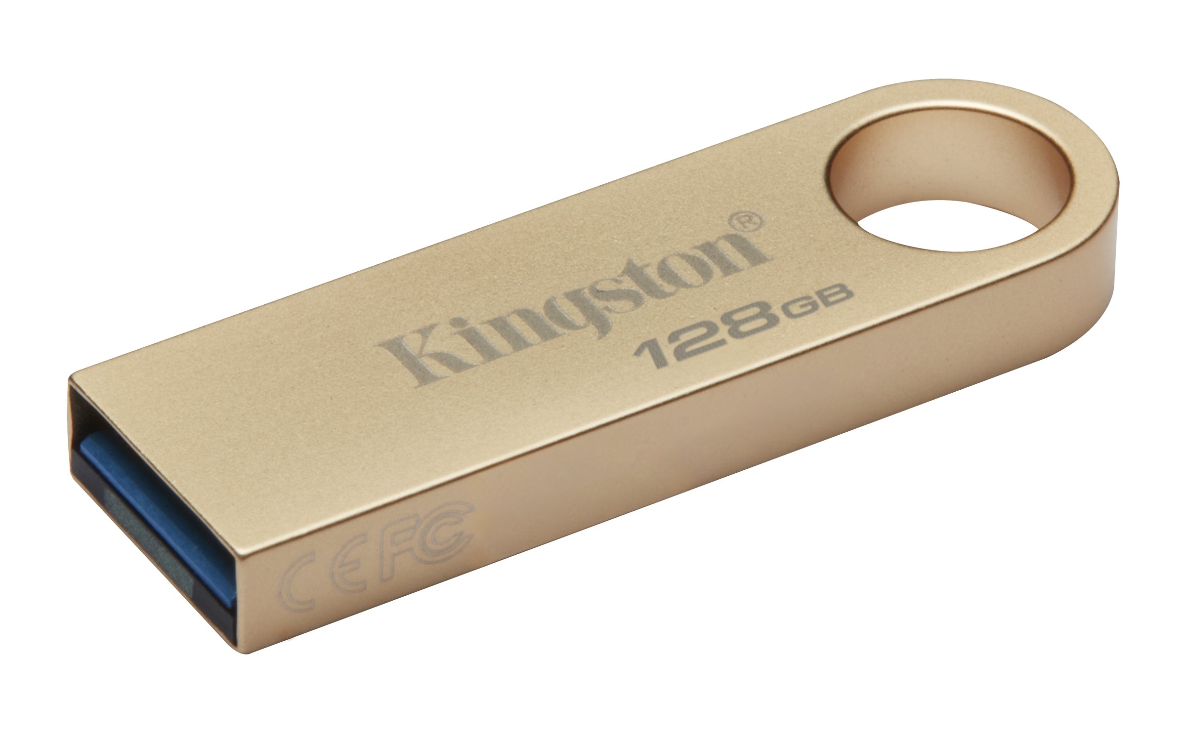 Memoria Flash Kingston 3.2 Gen 1 128Gb  Metalica Oro Dtse9G3/128Gb