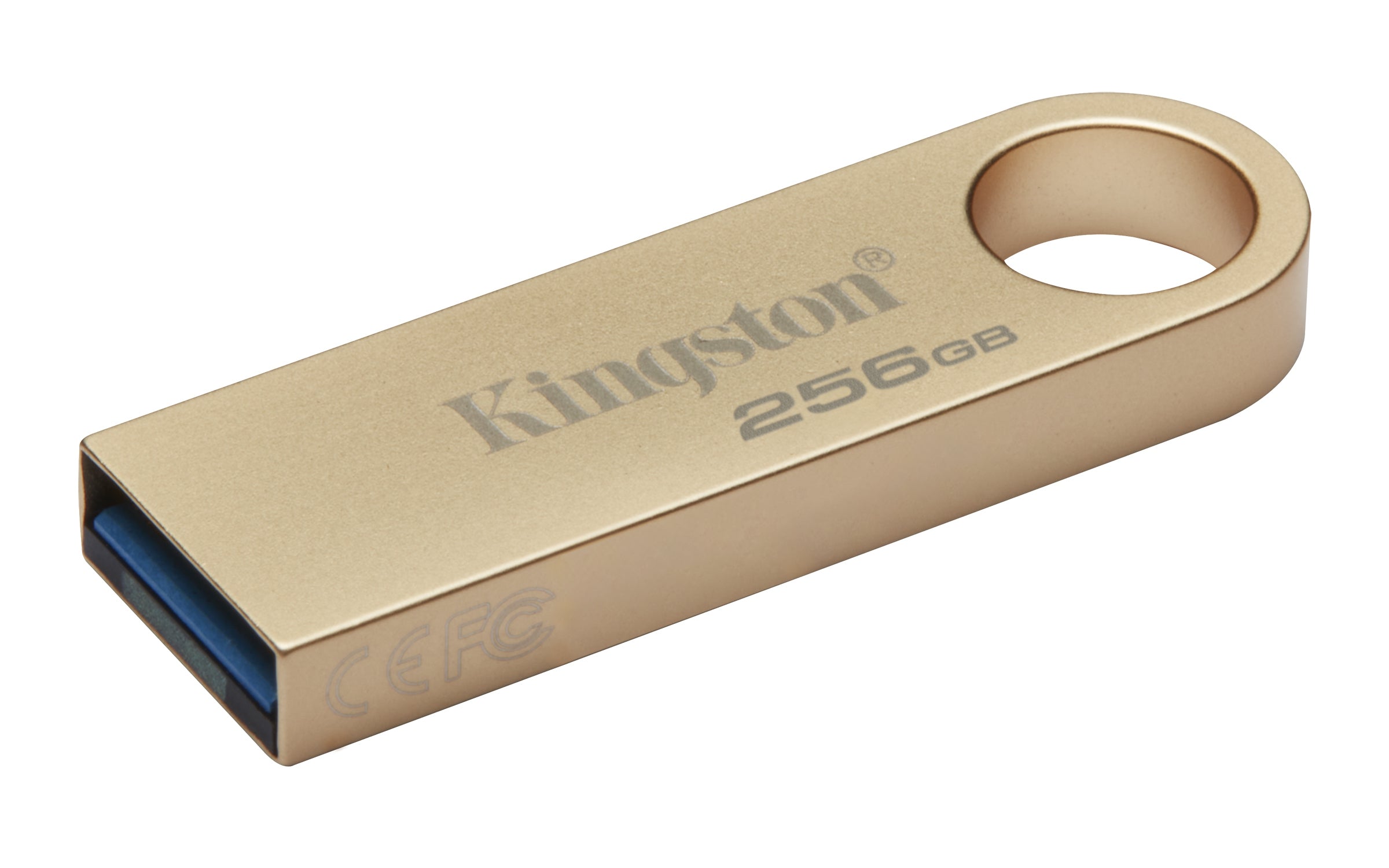 Memoria Flash Kingston 3.2 Gen 1 256Gb  Metalica Oro Dtse9G3/256Gb