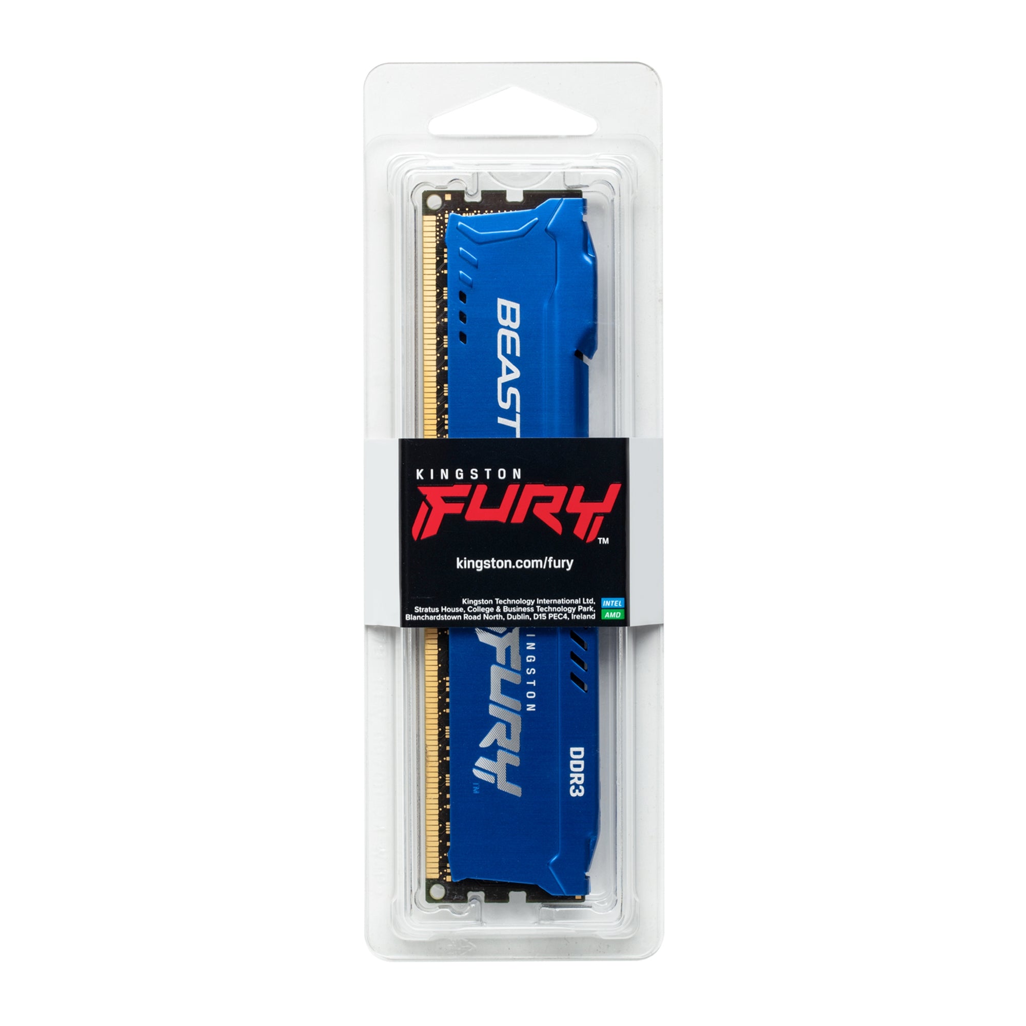 Memoria Ddr3 Kingston Fury Beast Blue 8Gb 1600Mhz Dimm(Kf316C10B/8)