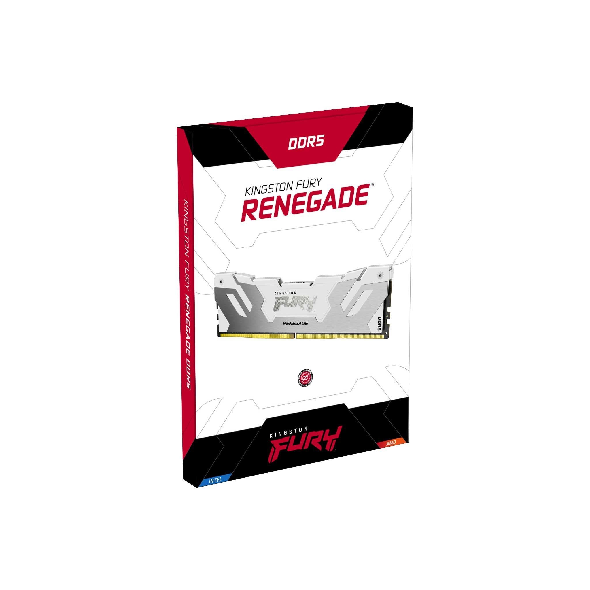 Memoria Ddr5 Kingston Fury Rng/White 16Gb 6000Mhz Cl32 (Kf560C32Rw-16)