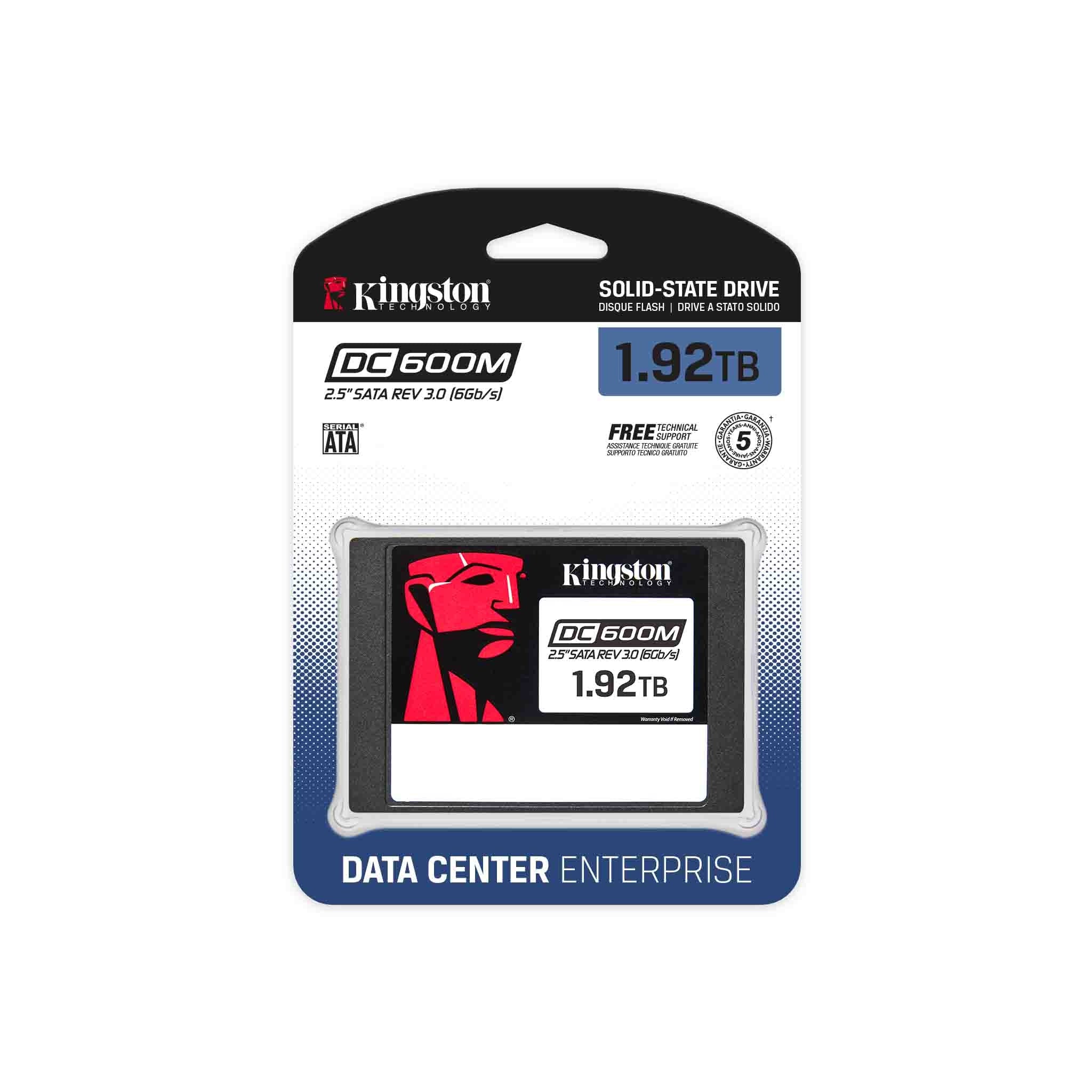 Ssd Kingston Technology Dc600M Unidad De Estado Sólido Enterprice 1920Gb Sata3 2.5 R.560Mb/S W.530Mb/S Para Servidor