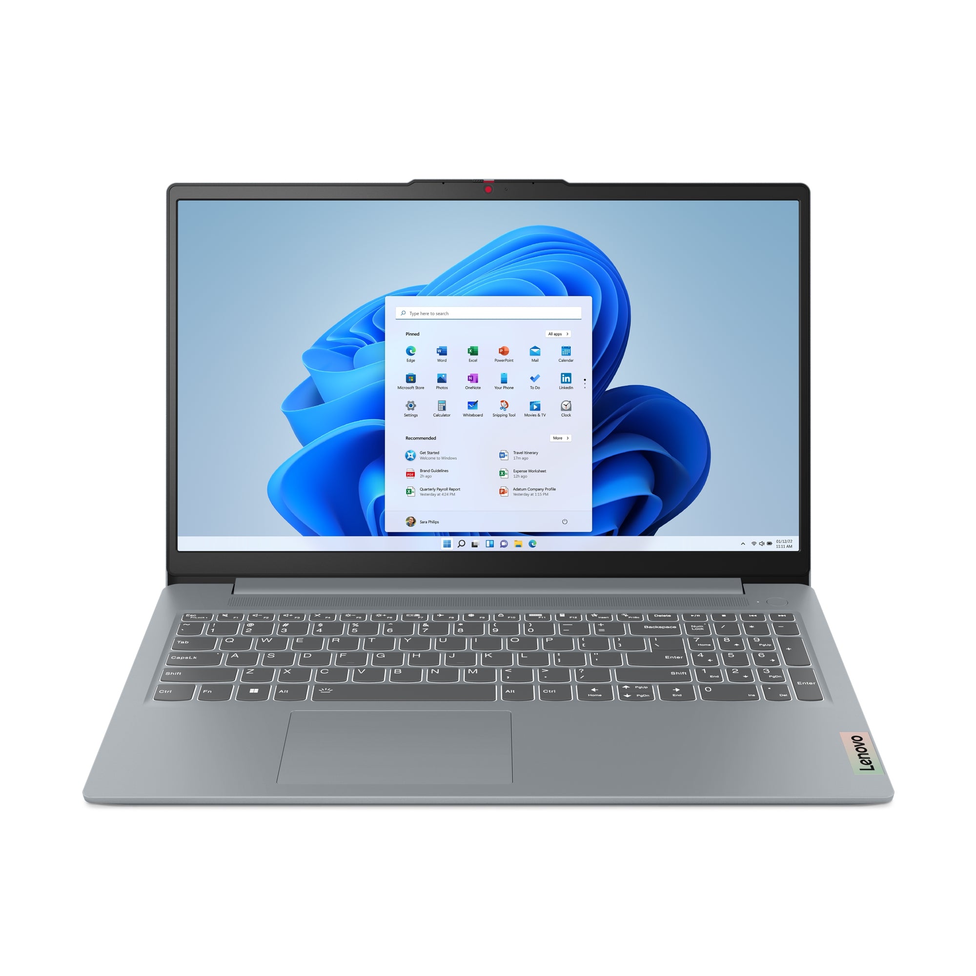 Laptop Lenovo Ideapad Slim 3 15Iru8/Core I3-1305U 1.6Ghz/8Gb/512Gb/15.6 Fhd/Touch/Color Gris Artico/Win 11 Home/1 Año En Centro De Servicio