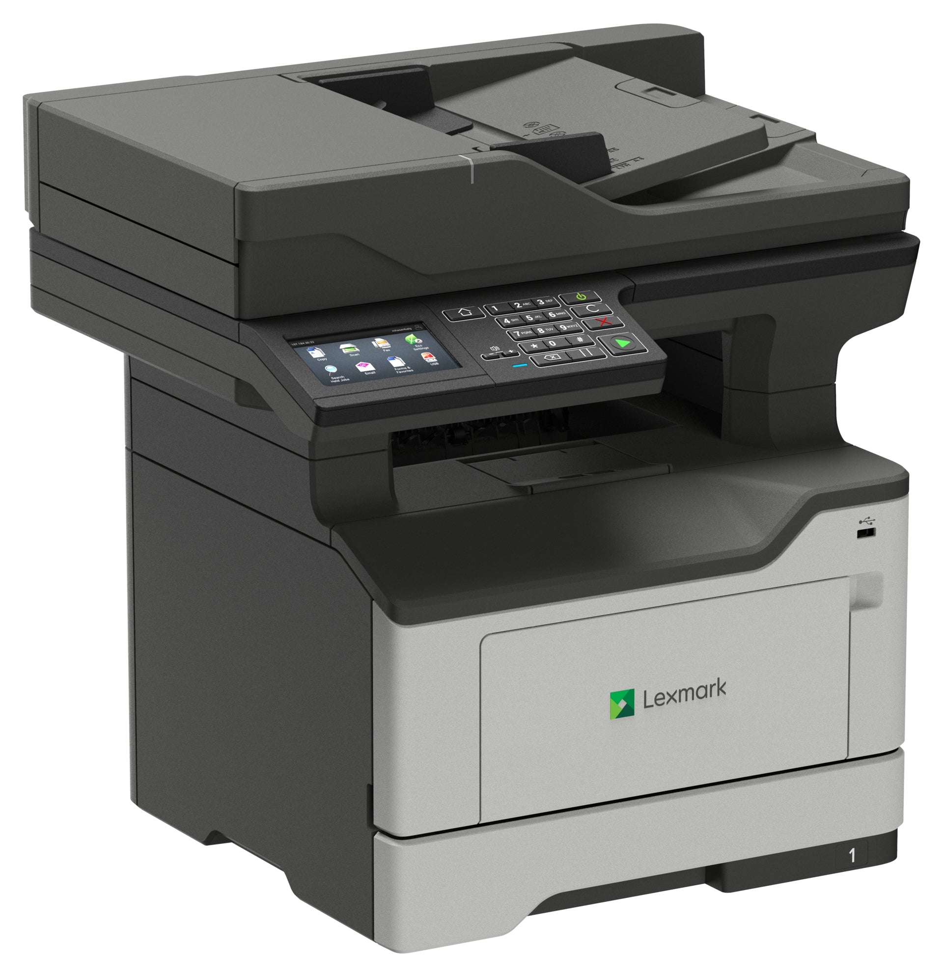 Multifuncional Laser Monocromatica Lexmark Mx522Adhe / Hasta 46 Ppm/ Ciclo Mensual 120,000/ Ram 2048 Mb,Usb 2.0 Directo, Red, Escaner Adf,Duplex, /Volumen Mensual 2,000-12,000