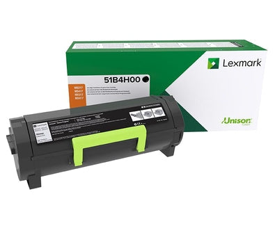 Toner Laser Lexmark / Color Negro/Alto Rendimiento / 51B4H00 / Hasta 8,500 Paginas / 5% De Cobertura / P/Modelos: Mx417De,Mx517De,Ms417Dn,Ms517Dn