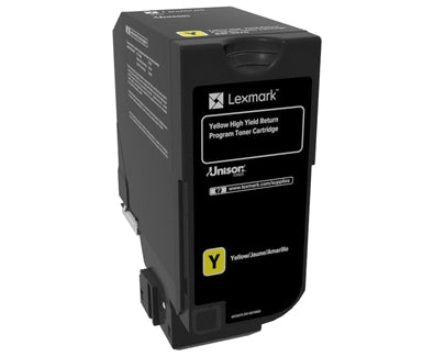 Toner Lexmark 84C4Hy0 Amarillo, Alto Rendimiento 16000 Paginas, Para Cx725Dhe