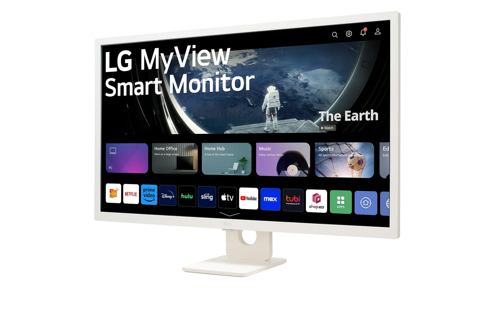 Monitor Lg 32Sr50F-W.Awm Pulgadas Myview Fhd Ips Smart Con Webos 8Ms