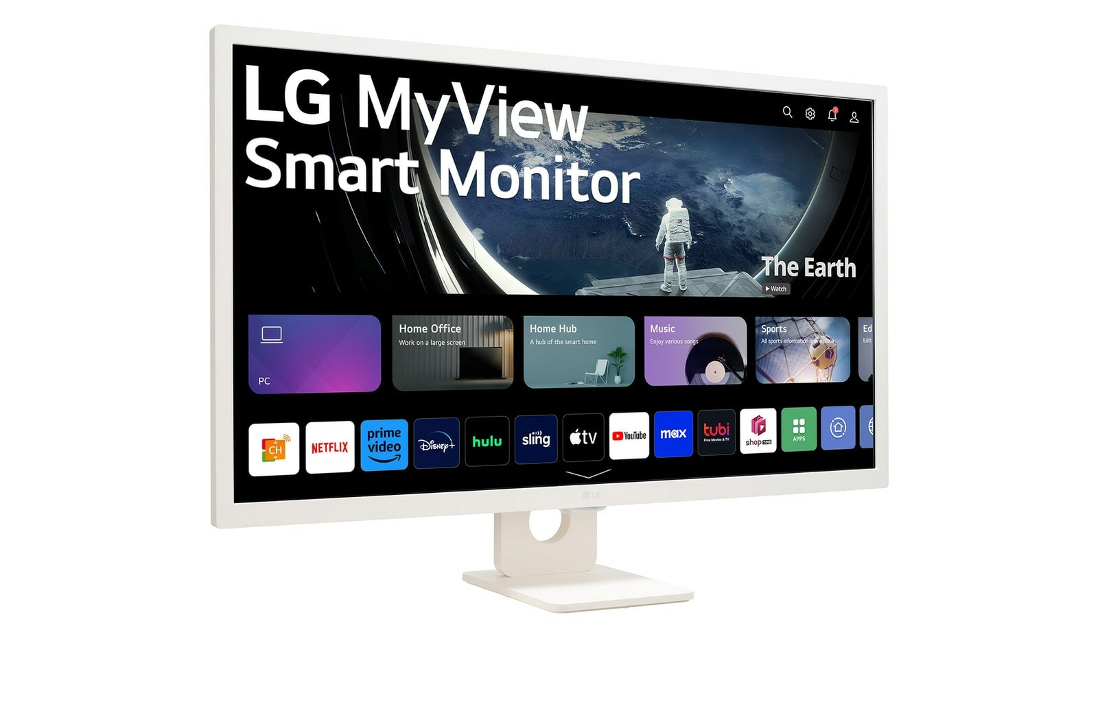 Monitor Lg 32Sr50F-W.Awm Pulgadas Myview Fhd Ips Smart Con Webos 8Ms