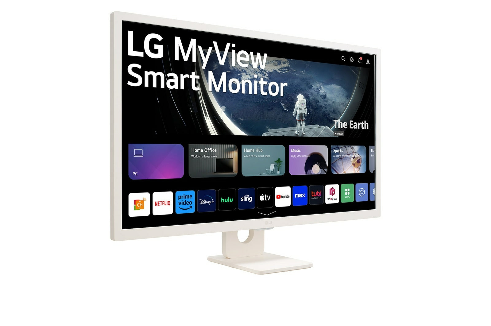 Monitor Lg 32Sr50F-W.Awm Pulgadas Myview Fhd Ips Smart Con Webos 8Ms