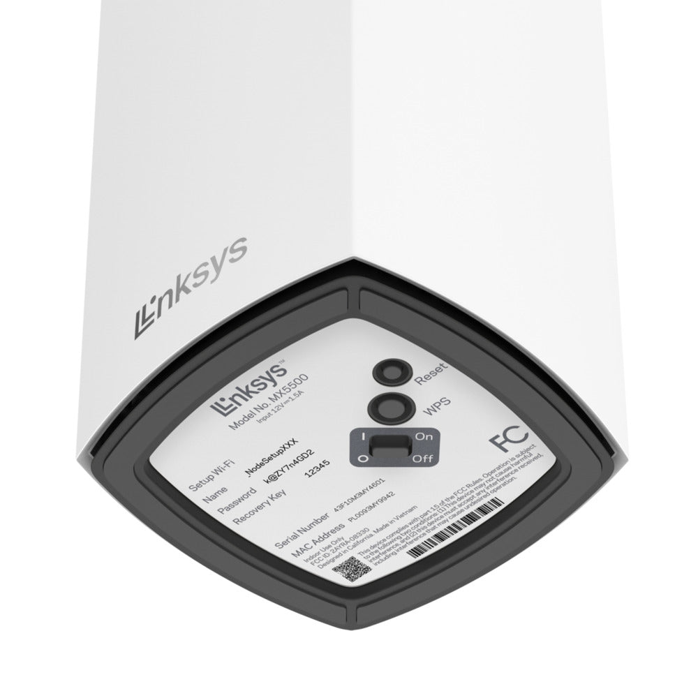 Router Linksys Atlas Pro Wifi 6 Dual-Band Sistema Mesh 2 Nodo (Mx5502)