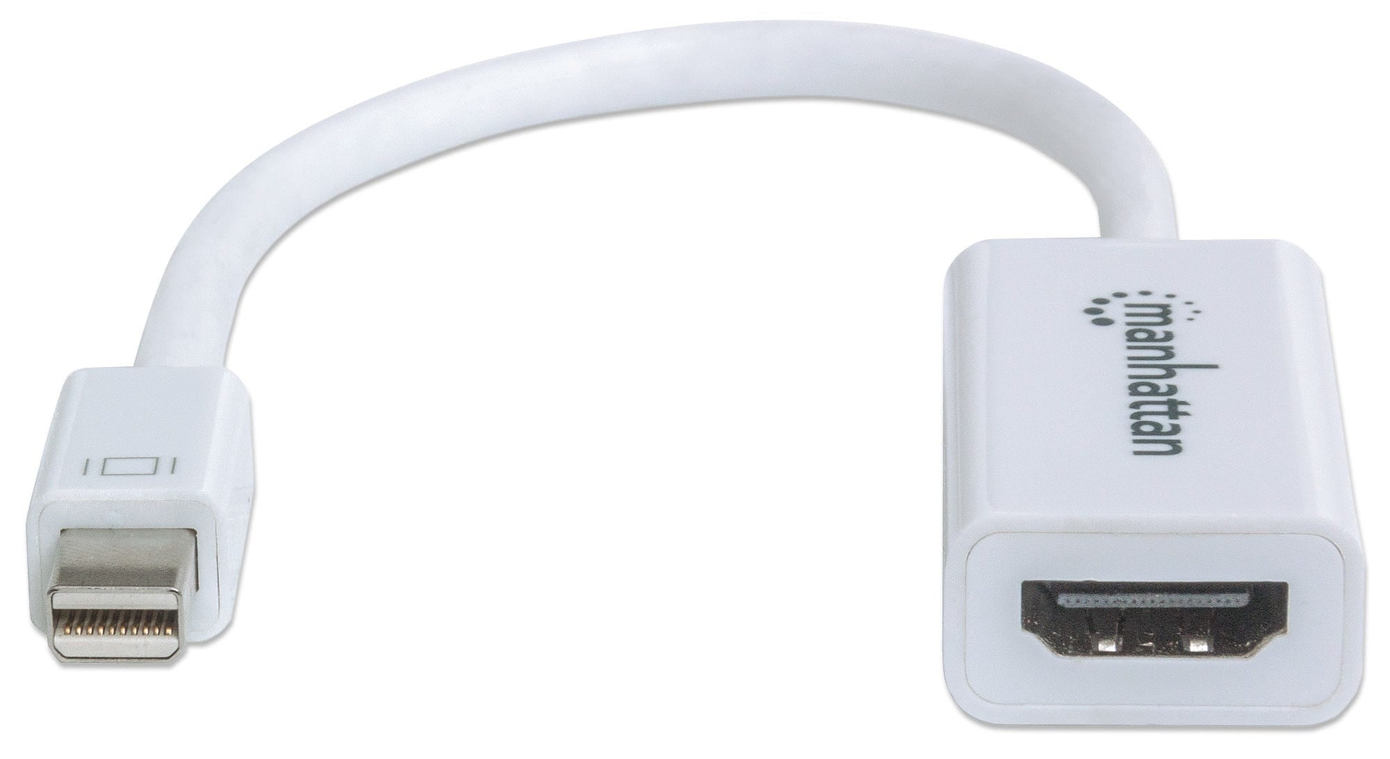 Adaptador Dislplayport Hdmi Manhattan 151399 Mini Displayport Soporta Una Resolución De 1080P.