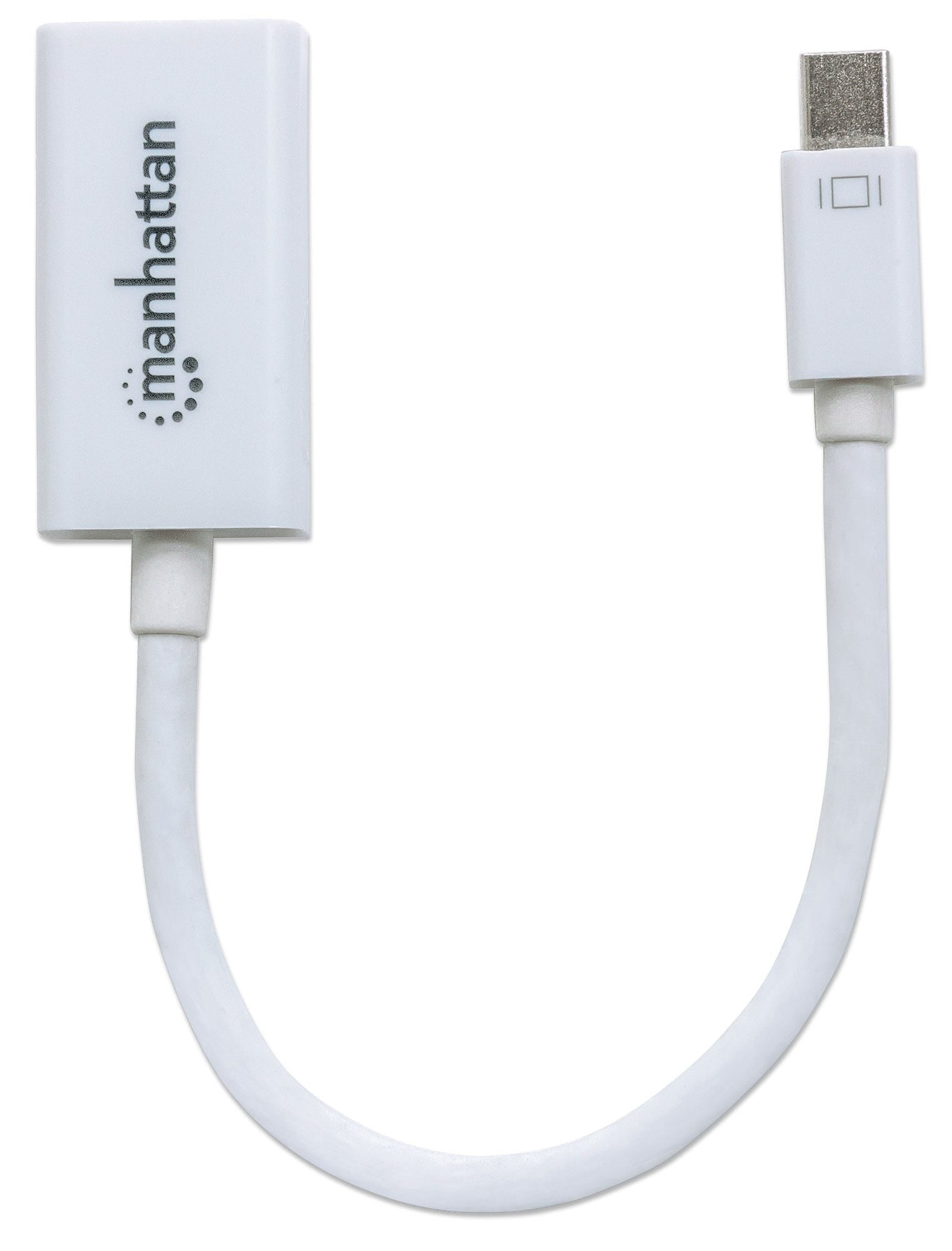 Adaptador Dislplayport Hdmi Manhattan 151399 Mini Displayport Soporta Una Resolución De 1080P.