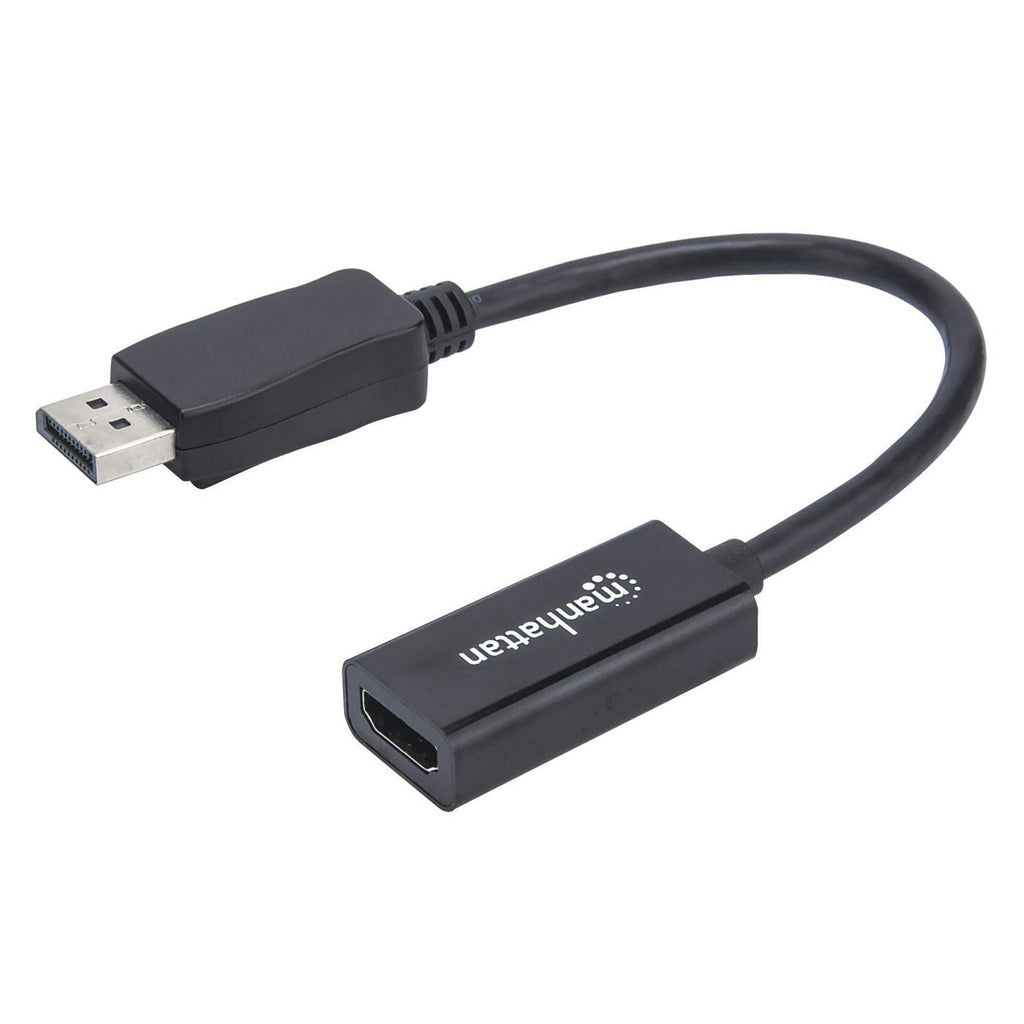 Adaptador Displayport Manhattan 151634 Pasivo De Macho Hdmi Hembra 1080P 60Hz Negro; Convierte Una Señal En